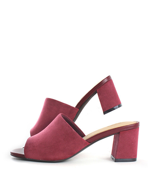 RANDA（ランダ）の「スエードミュールサンダル（サンダル・レディース・ネイビー/マスタード/ブラック/ベージュ系その他/ワインレッド/グリーン/パープル・M/S/L/LL）」の12枚目の写真