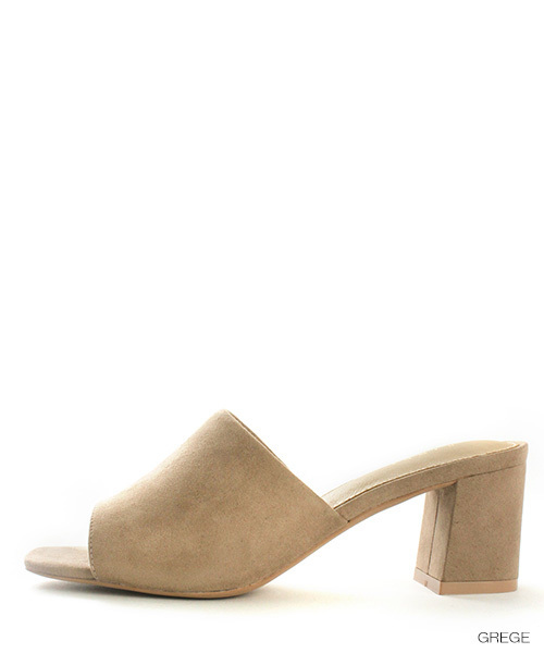 RANDA（ランダ）の「スエードミュールサンダル（サンダル・レディース・ネイビー/マスタード/ブラック/ベージュ系その他/ワインレッド/グリーン/パープル・M/S/L/LL）」の16枚目の写真