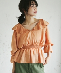 A part by | Pフリルブラウジングブラウス　767932(シャツ/ブラウス)