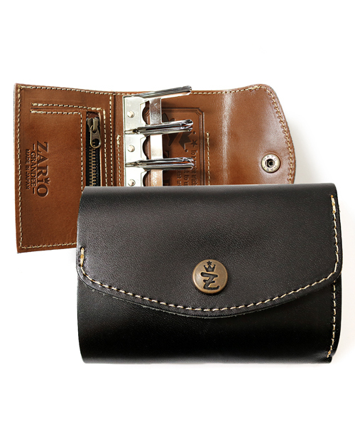 ZARIO-grandee-(ザリオ)の「栃木レザーバイカラーコインレール式収納コインケース(コインケース・メンズ・ブルー系その他/ブラック/ブラウン/グリーン/ネイビー/キャメル/オレンジ/モカ/ブラウン系その他・ONE SIZE)」の22枚目の写真