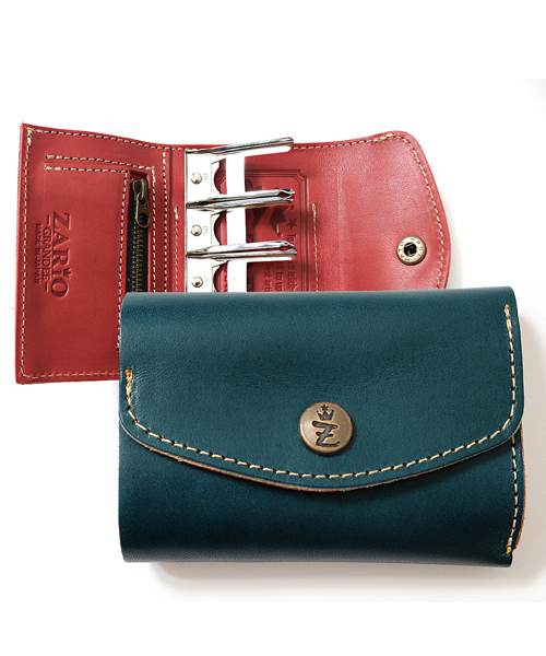 栃木レザーバイカラーコインレール式収納コインケース（コインケース）｜ZARIO-grandee-（ザリオ）