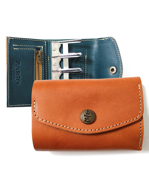 栃木レザーバイカラーコインレール式収納コインケース（コインケース）｜ZARIO-grandee-（ザリオ）