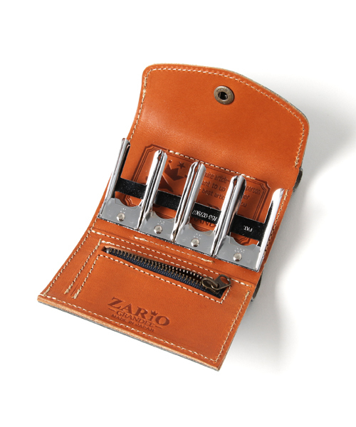 ZARIO-grandee-(ザリオ)の「栃木レザーバイカラーコインレール式収納コインケース(コインケース・メンズ・ブルー系その他/ブラック/ブラウン/グリーン/ネイビー/キャメル/オレンジ/モカ/ブラウン系その他・ONE SIZE)」の12枚目の写真