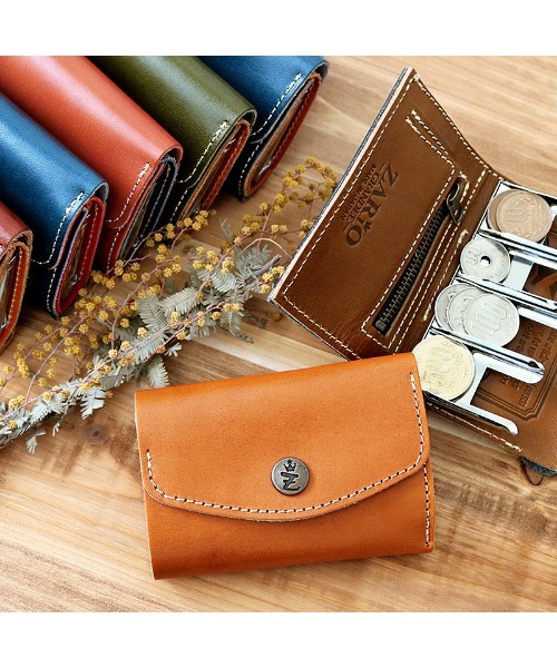 ZARIO-grandee-(ザリオ)の「栃木レザーバイカラーコインレール式収納コインケース(コインケース・メンズ・ブルー系その他/ブラック/ブラウン/グリーン/ネイビー/キャメル/オレンジ/モカ/ブラウン系その他・ONE SIZE)」の21枚目の写真