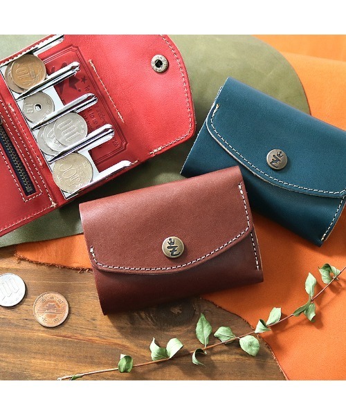 ZARIO-grandee-(ザリオ)の「栃木レザーバイカラーコインレール式収納コインケース(コインケース・メンズ・ブルー系その他/ブラック/ブラウン/グリーン/ネイビー/キャメル/オレンジ/モカ/ブラウン系その他・ONE SIZE)」の20枚目の写真