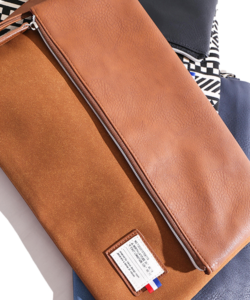 WEGO（ウィゴー）の「WEGO/口折れクラッチバッグ（クラッチバッグ・メンズ・その他1/ブラック系その他/ブラウン系その他/ブルー系その他/レッド系その他/ブラック系その他2/ネイビー/ブラック/ブラウン系その他2・FREE）」の5枚目の写真