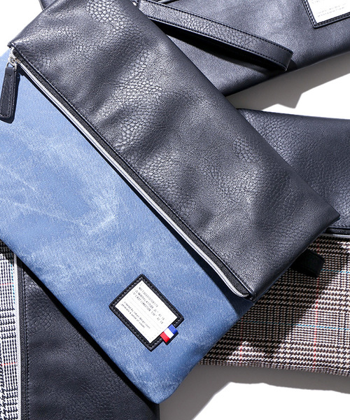 WEGO（ウィゴー）の「WEGO/口折れクラッチバッグ（クラッチバッグ・メンズ・その他1/ブラック系その他/ブラウン系その他/ブルー系その他/レッド系その他/ブラック系その他2/ネイビー/ブラック/ブラウン系その他2・FREE）」の7枚目の写真