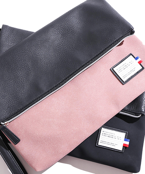 WEGO（ウィゴー）の「WEGO/口折れクラッチバッグ（クラッチバッグ・メンズ・その他1/ブラック系その他/ブラウン系その他/ブルー系その他/レッド系その他/ブラック系その他2/ネイビー/ブラック/ブラウン系その他2・FREE）」の8枚目の写真