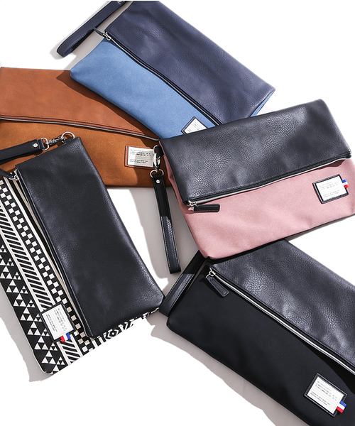 WEGO（ウィゴー）の「WEGO/口折れクラッチバッグ（クラッチバッグ・メンズ・その他1/ブラック系その他/ブラウン系その他/ブルー系その他/レッド系その他/ブラック系その他2/ネイビー/ブラック/ブラウン系その他2・FREE）」の16枚目の写真