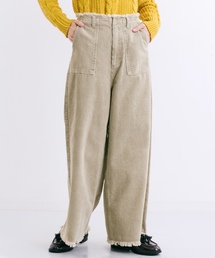 MERLOT | フリンジコーデュロイワイドパンツ001-7527(その他パンツ)
