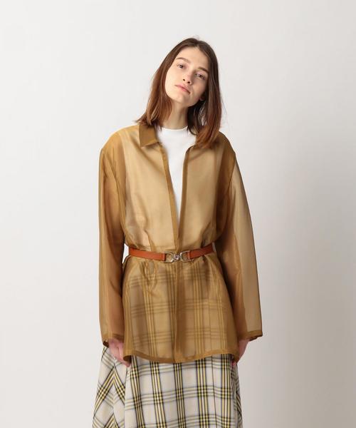 Steven alan / スティーブンアラン 8211-299-0102 CHAMBRAY ORGANDY SHIRT シャンブレー オーガンジー 長袖シャツ Steven Alan（スティーブンアラン）の「＜Steven Alan＞CHAMBRAY