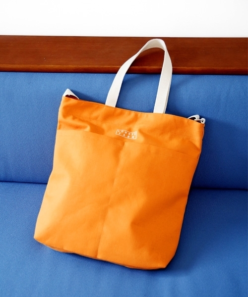 LOWRYS FARM(ローリーズファーム)の「キャンバス2WAYショルダー 780363 (ショルダーバッグ・レディース・ブラック/グリーン/オレンジ/ストライプ/ホワイト・FREE)」の5枚目の写真