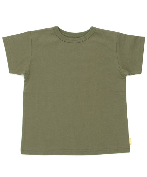 BREEZE（ブリーズ）の「ネット限定無地ビッグシルエットTシャツ（Tシャツ/カットソー・キッズ・チャコール/ブルー/レッド/カーキ/オフホワイト・80/90/95/140/100/110/120/130）」の4枚目の写真