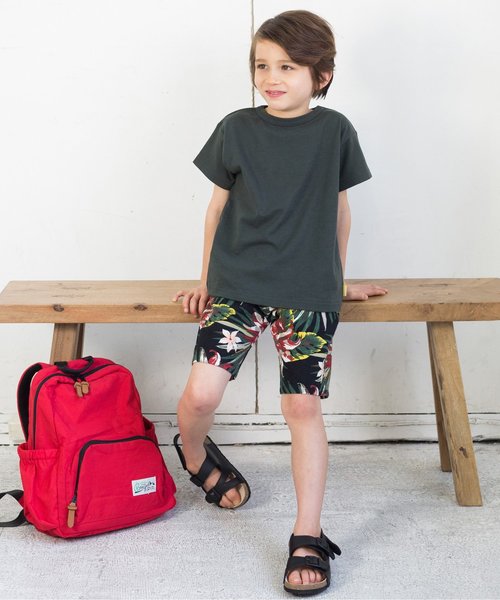 BREEZE（ブリーズ）の「ネット限定無地ビッグシルエットTシャツ（Tシャツ/カットソー・キッズ・チャコール/ブルー/レッド/カーキ/オフホワイト・80/90/95/140/100/110/120/130）」の8枚目の写真