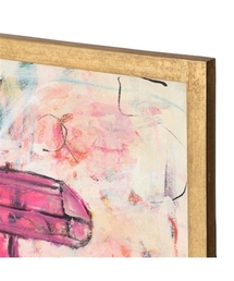 Francfranc アートボード SANDY WELCH絵画フランフラン SANDY WELCH アートボード フローラ ピンク | Francfranc