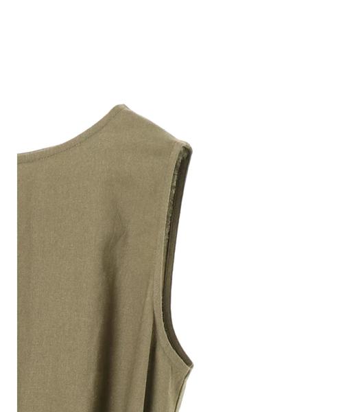 koe(コエ)の「リネンIラインワンピース(ワンピース・レディース・ブラック/カーキ・S/L/M)」の10枚目の写真