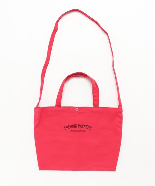 FREDRIK PACKERS（フレドリックパッカーズ）の「【FREDRIK PACKERS/フレドリックパッカーズ】10oz DAILY TOTE L（トートバッグ・レディース・ホワイト/ブラック/ダークグリーン/ネイビー/レッド・FREE）」の5枚目の写真
