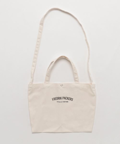 FREDRIK PACKERS（フレドリックパッカーズ）の「【FREDRIK PACKERS/フレドリックパッカーズ】10oz DAILY TOTE L（トートバッグ・レディース・ホワイト/ブラック/ダークグリーン/ネイビー/レッド・FREE）」の3枚目の写真