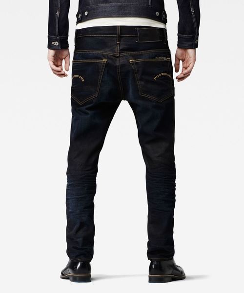 G-STAR(ジースター)の「3301 Straight Jeans(デニムパンツ・メンズ・ダークインディゴブルー・32inch/30inch/28inch/34inch/31inch/33inch/29inch)」の2枚目の写真