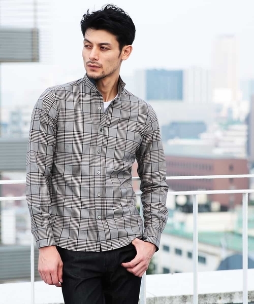 MICHEL KLEIN HOMME (ミッシェルクランオム)の「シャツ(ウェザーグレンチェック)(シャツ/ブラウス・メンズ・ブラウン・SMALL/MEDIUM/LARGE/X-LARGE)」の9枚目の写真