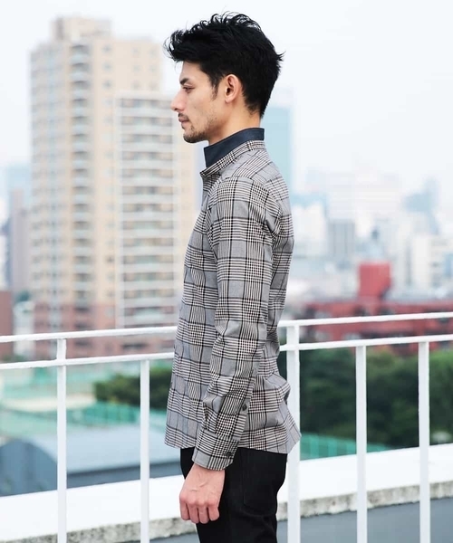 MICHEL KLEIN HOMME (ミッシェルクランオム)の「シャツ(ウェザーグレンチェック)(シャツ/ブラウス・メンズ・ブラウン・SMALL/MEDIUM/LARGE/X-LARGE)」の10枚目の写真