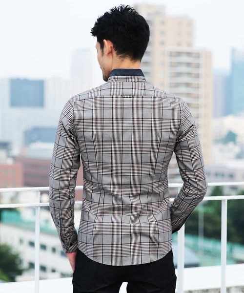 MICHEL KLEIN HOMME (ミッシェルクランオム)の「シャツ(ウェザーグレンチェック)(シャツ/ブラウス・メンズ・ブラウン・SMALL/MEDIUM/LARGE/X-LARGE)」の11枚目の写真