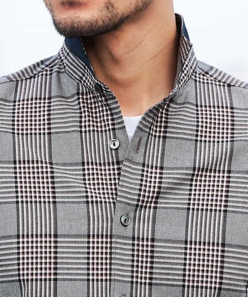 MICHEL KLEIN HOMME (ミッシェルクランオム)の「シャツ(ウェザーグレンチェック)(シャツ/ブラウス・メンズ・ブラウン・SMALL/MEDIUM/LARGE/X-LARGE)」の12枚目の写真