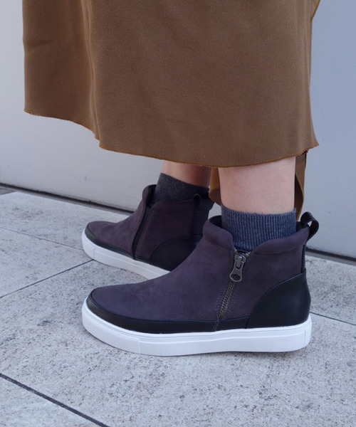 Fountain Blue ファウンテンブルー の スポンジ入り ヒールパッチスニーカーブーツ ブーツ Wear