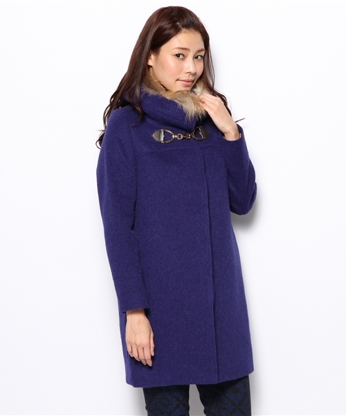 美品　エストネーション　ESTNATION bis アルパカ　ウール　コート ESTNATION / ウールアルパカシャギーショートコート｜ESTNATION