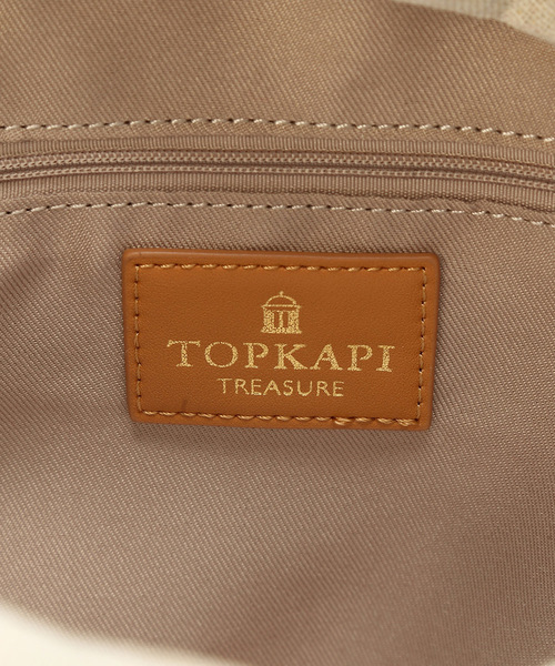 TOPKAPI（トプカピ）の「リボンかぶせ2wayカゴバッグ（かごバッグ・レディース・ライトベージュ/ロイヤルブルー/ブラック・FREE）」の11枚目の写真