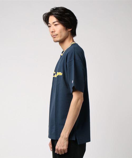 Champion(チャンピオン)の「【Champion/チャンピオン】メンズ Tシャツ アクションスタイル(Tシャツ/カットソー・メンズ・ホワイト/ネイビー/レッド系その他4/ブラック・SMALL/LARGE/X-LARGE/MEDIUM)」の5枚目の写真
