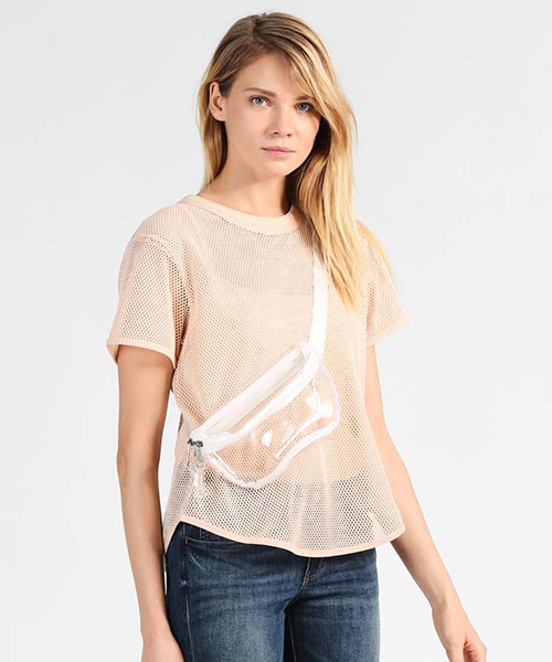 EASTPAK(イーストパック )の「SPRINGER TRANSPARENT ミニショルダー/ウエストバッグ(ボディバッグ/ウエストポーチ)」|クリア