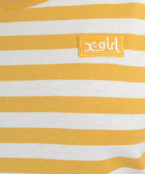 X-girl(エックスガール)の「BASIC BORDER TANK TOP(タンクトップ・レディース・レッド/イエロー/ネイビー・1/2)」の7枚目の写真