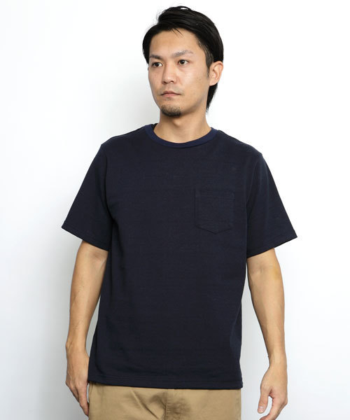 SILAS(サイラス)の「WL POCKET TEE SOLID(Tシャツ/カットソー・メンズ・ホワイト/グレー/ネイビー・1/2/3)」の3枚目の写真