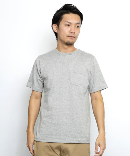 SILAS(サイラス)の「WL POCKET TEE SOLID(Tシャツ/カットソー・メンズ・ホワイト/グレー/ネイビー・1/2/3)」の1枚目の写真