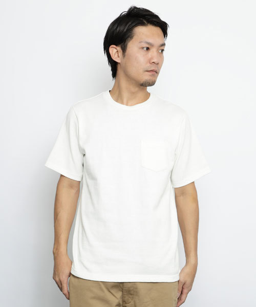 SILAS(サイラス)の「WL POCKET TEE SOLID(Tシャツ/カットソー・メンズ・ホワイト/グレー/ネイビー・1/2/3)」の2枚目の写真
