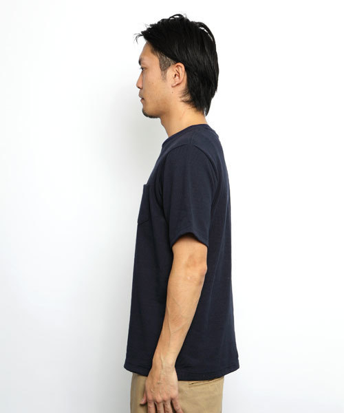 SILAS(サイラス)の「WL POCKET TEE SOLID(Tシャツ/カットソー・メンズ・ホワイト/グレー/ネイビー・1/2/3)」の5枚目の写真