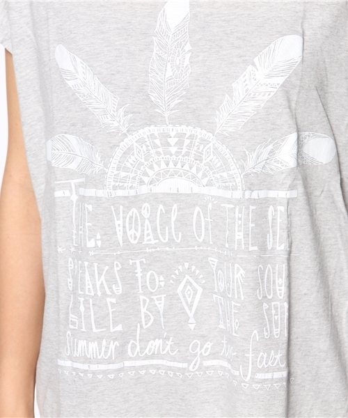 goa（ゴア）の「ﾈｲﾃｨﾌﾞﾌﾟﾘﾝﾄ Tシャツ（Tシャツ/カットソー・レディース・オフホワイト/グレー・FREE）」の8枚目の写真