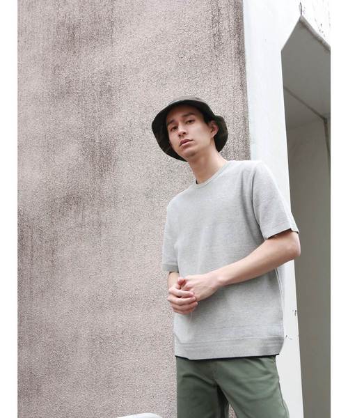 CRAFT STANDARD BOUTIQUE(クラフトスタンダードブティック)の「ボーダー風切替ニットプルオーバー○(ニット/セーター・メンズ・ネイビー/アイボリー/グレー系その他・M/LL/L)」の9枚目の写真