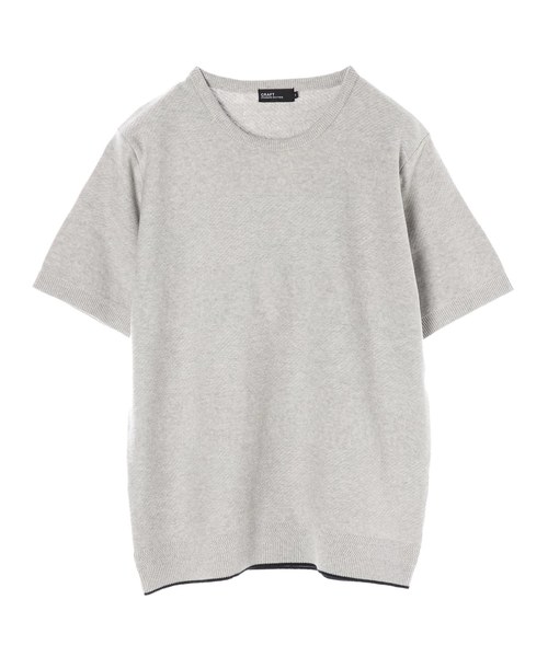 CRAFT STANDARD BOUTIQUE(クラフトスタンダードブティック)の「ボーダー風切替ニットプルオーバー○(ニット/セーター・メンズ・ネイビー/アイボリー/グレー系その他・M/LL/L)」の20枚目の写真