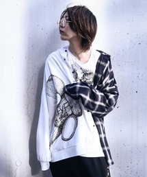 JERZY CHECK MIX MIX CREW & SHIRT/ジャージー チェックミックス クルーネックシャツ