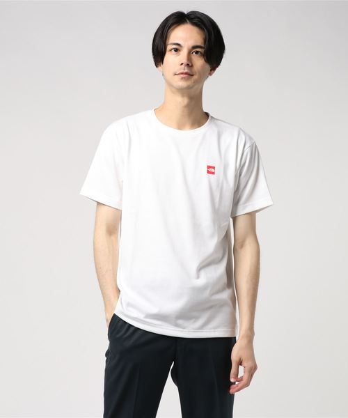 THE NORTH FACE(ザノースフェイス)の「ザ ノース フェイス THE NORTH FACE S/S Small Box Logo Tee(Tシャツ/カットソー・メンズ・ホワイト/ブラック/パープル/ネイビー/グレー・L/M/XL/S)」の2枚目の写真