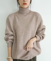 select MOCA | ドロップショルダーハイゲージタートルニット/肉厚ハイネックリブスリーブニット(ニット/セーター)
