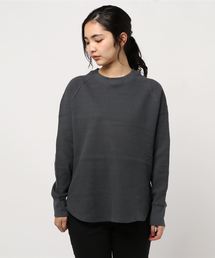 AMERICAN HOLIC | クルーネックワッフルチュニック＊(Tシャツ/カットソー)