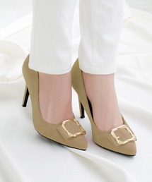 JULIA BOUTIQUE（ジュリアブティック）の「バックル付きスエードヒールパンプス/550117（パンプス）」