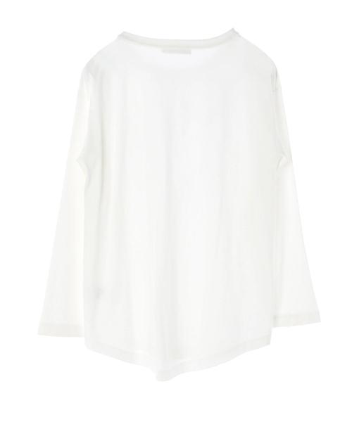 AMERICAN HOLIC(アメリカンホリック)の「裾ラウンドカットチュニック *〇(Tシャツ/カットソー・レディース・オフホワイト・L/M)」の8枚目の写真