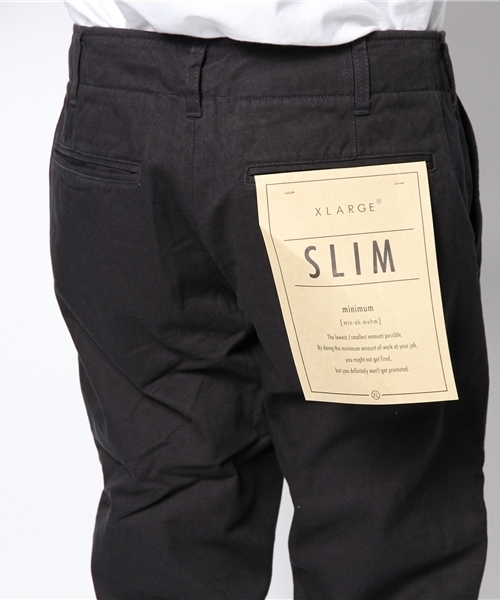 XLARGE(エクストララージ)の「SLIM FIT CHINO(チノパンツ・メンズ・ブラウン/ネイビー/カーキ/オリーブ・36inch/34inch/32inch/30inch)」の8枚目の写真