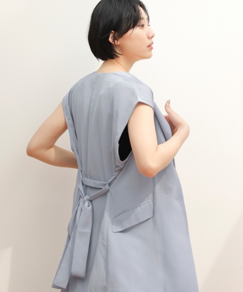 PAGEBOY（ページボーイ）の「セットアップ モードジレ（その他アウター・レディース・ライトブルー/ブラック・FREE）」の9枚目の写真