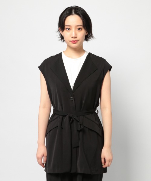 PAGEBOY（ページボーイ）の「セットアップ モードジレ（その他アウター・レディース・ライトブルー/ブラック・FREE）」の11枚目の写真