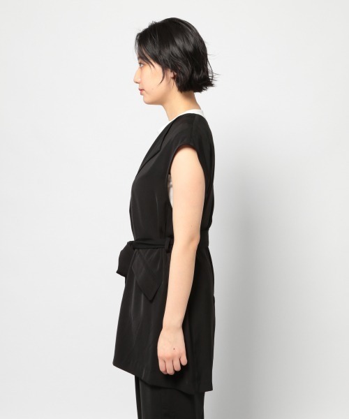 PAGEBOY（ページボーイ）の「セットアップ モードジレ（その他アウター・レディース・ライトブルー/ブラック・FREE）」の12枚目の写真